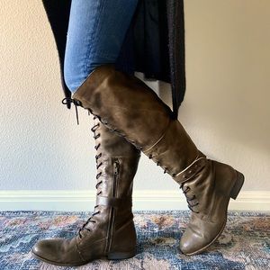 - Free people tall leather boots